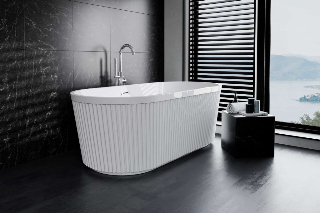 Fluted Bath | Alchester Tiles and Bathrooms, Bicester