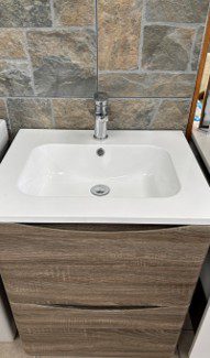 2 Drawer Wood Effect Basin Unit 2 | Alchester Tiles and Bathrooms, Bicester